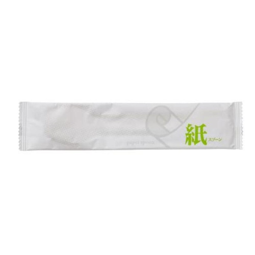 使い捨てカトラリー Y＇s eco 紙包装 紙スプーン 100本入 やなぎプロダクツ