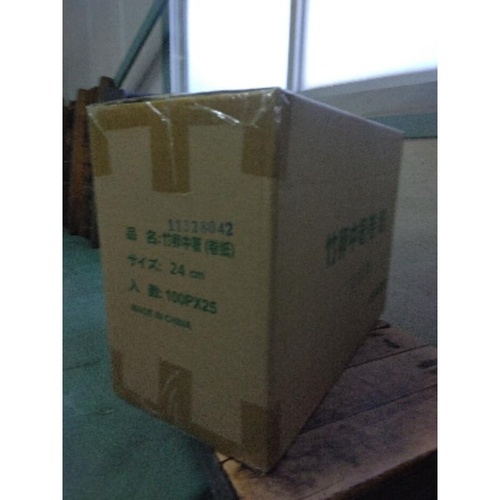 割箸 竹らん中 24cm 白帯付 マスキ