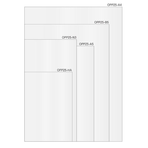 OPP袋シールなし A4サイズ 0.025mm厚 100枚 今村紙工