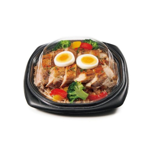 惣菜容器 バイオ ピタプレ 20BA 黒 リスパック