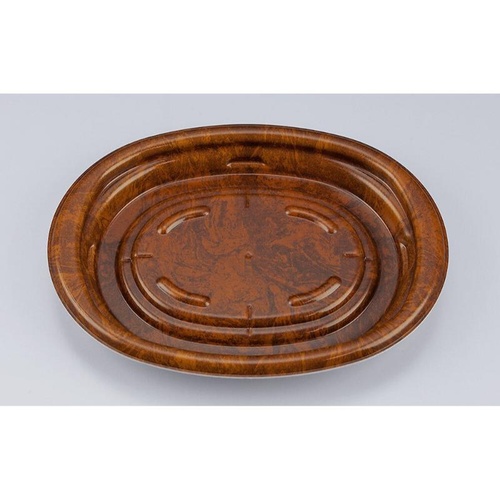 テイクアウト容器 TNハピプレ64浅 ペトラ茶本体 シーピー化成