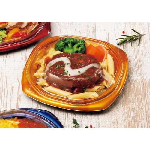 惣菜容器 バイオ ピタプレ 19BA K-ソワレイエロー リスパック