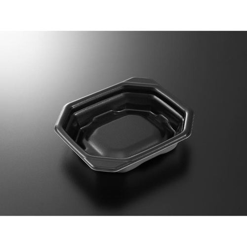 軽食容器 TP デリグー 14-13F 黒 身 中央化学