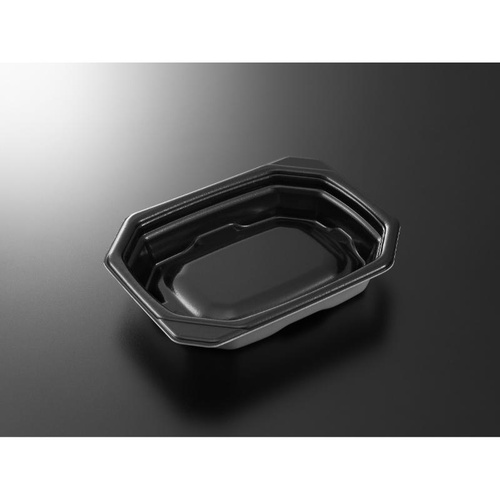 軽食容器 TP デリグー 16-13F 黒 身 中央化学