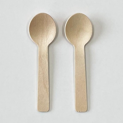 使い捨てスプーン 木製カトラリー デザートスプーン 今村紙工