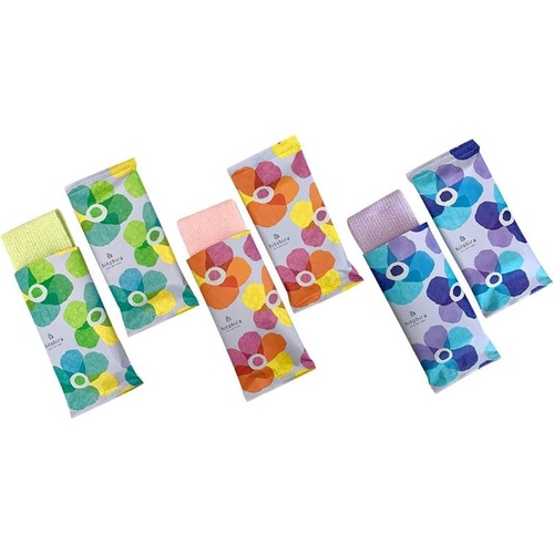 不織布おしぼり hitohira 使い捨てウエットタオル FLOWER mimoto