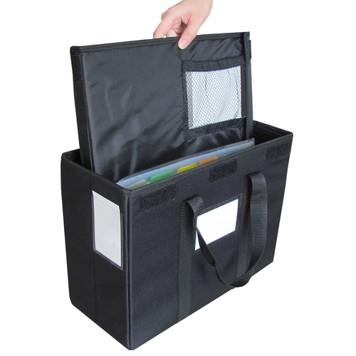 オフィスミーティングバッグ A4 ﾌﾀ付 OSB-A4