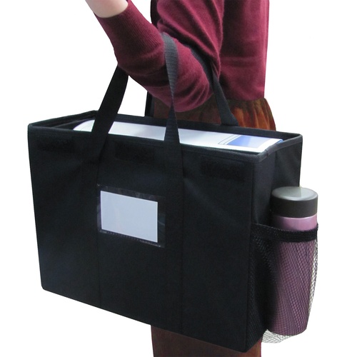 オフィスミーティングバッグ A4 ﾌﾀ付 OSB-A4