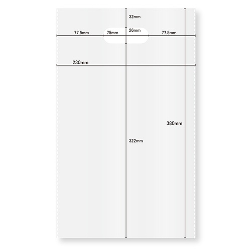 OPP袋 アームバッグA4 100枚 #40 OK-230