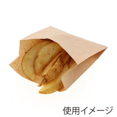 HEIKO NF(ノンフッ素)耐油ポテト袋 S 未晒無地 100枚/袋