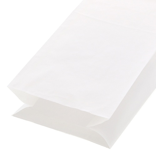 HEIKO NF(ノンフッ素)耐油角底袋 15-28 白無地 100枚/袋