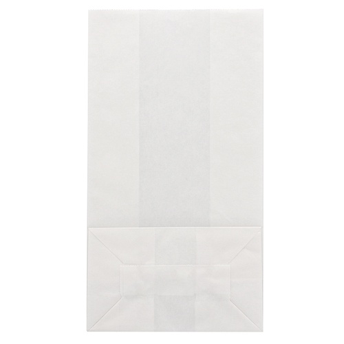 HEIKO NF(ノンフッ素)耐油角底袋 15-28 白無地 100枚/袋