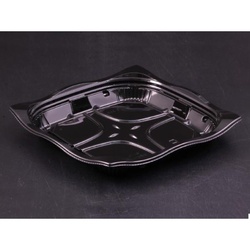 リスパック 冷麺容器 クリーンカップ レフィノ19-30B 黒 本体