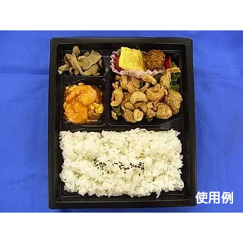 中央化学 弁当容器 CT WF-22D-27 BK 本体