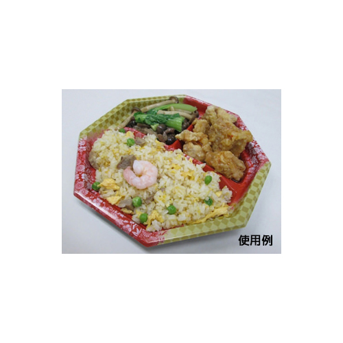 中央化学 弁当容器 CT WF-八角 21A-27 市華RBK 本体