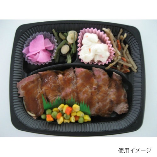 中央化学 弁当容器 CT HMR-2B BL 本体 T
