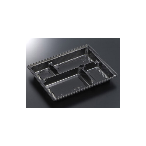 中央化学 弁当容器 HS 古今 L-4 黒ME 本体