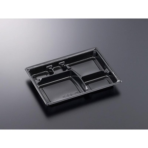 中央化学 弁当容器 HS 古今L-13 黒 本体