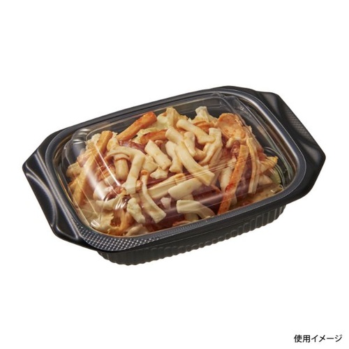 中央化学 軽食容器 SD ビストロ PAN 18-13 BK 本体