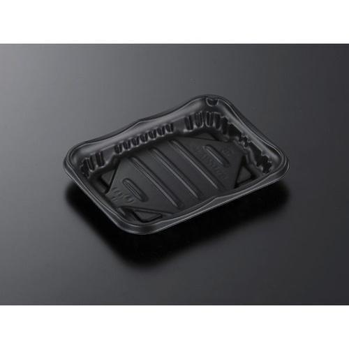 中央化学 軽食容器 SD ホットマルシェ 0.9 BK 本体 発泡