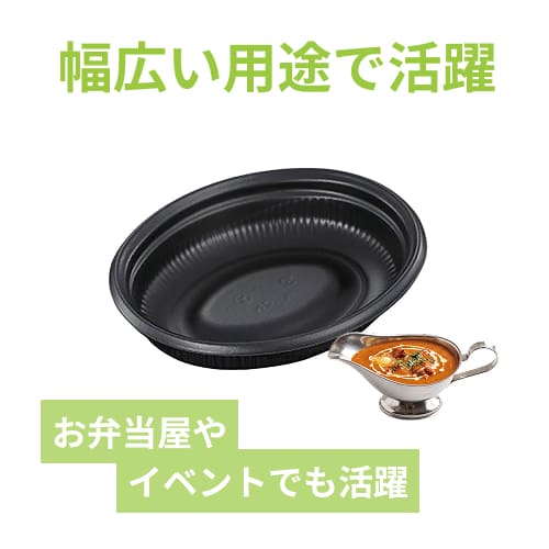 中央化学 カレー容器 SD ビストロ M20-16 BK 本体