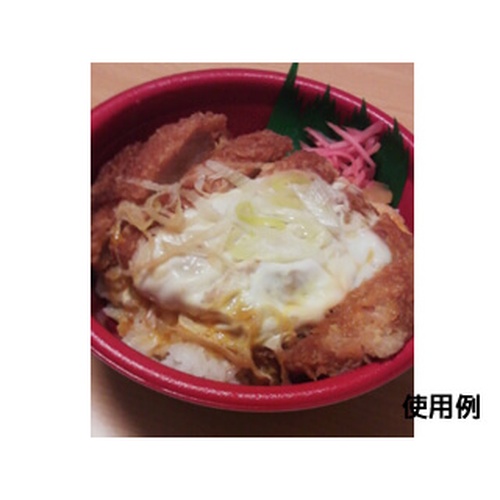 中央化学 どんぶり容器 どんぶり 特中 赤-ねごろ 本体 発泡