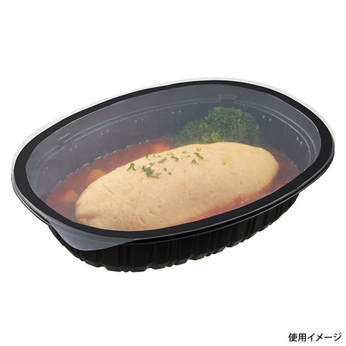 中央化学 弁当容器 耐寒CT フロズ M22-17 BK 本体