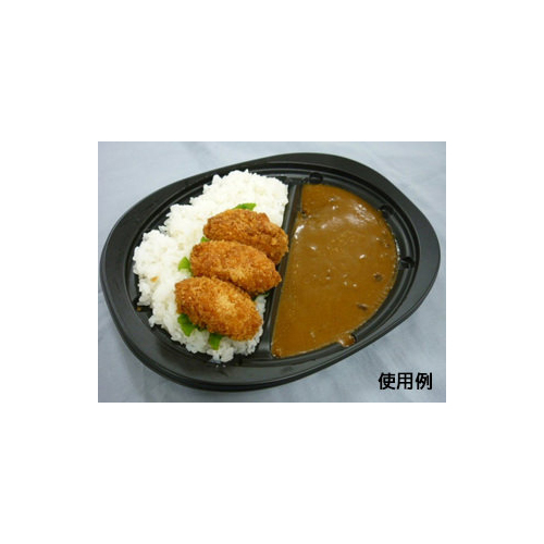 中央化学 惣菜容器 CT 街デリ ランチ DS24 BK 本体