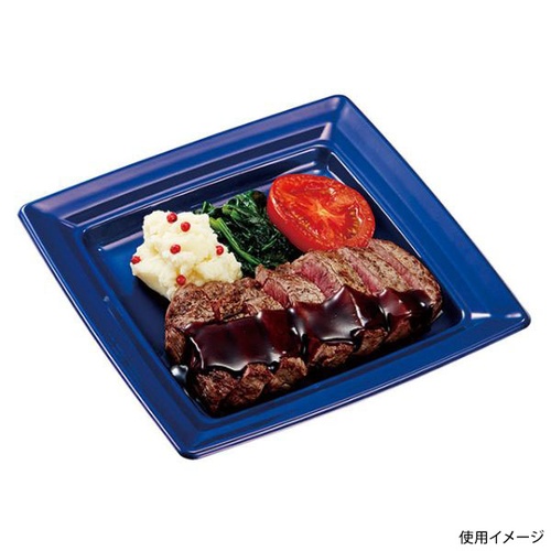 中央化学 軽食容器 CT 沙楽 K20-20 紺-BK 本体