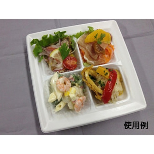 中央化学 軽食容器 CT 沙楽 KS18-18-A W 本体