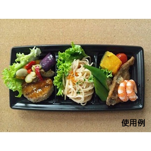 中央化学 軽食容器 CT 沙楽 KS24-12-A BK 本体