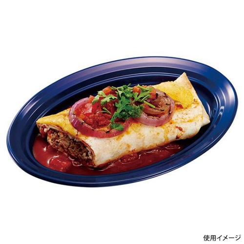 中央化学 軽食容器 CT 沙楽 M27-18 紺-BK 本体