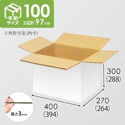 宅配100サイズ】小箱ぴったり梱包用ダンボール箱［FBOX-04・8箱］（360