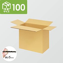 宅配80サイズ】ダンボール箱(400×200×80mm) 5mm A/F K5×K5
