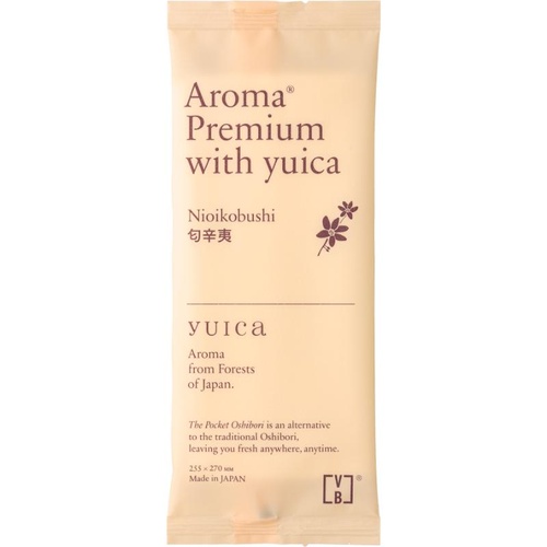 紙おしぼり 大判 平型 白 VB-COSME- AROMA Premium with yuica 匂辛夷(ニオイコブシ) 270×255mm FSX