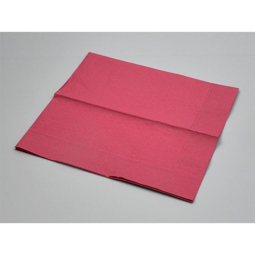 カラー紙ナプキン 8つ折り ワインレッド 2ply LUC-28 オリエンタル紙業