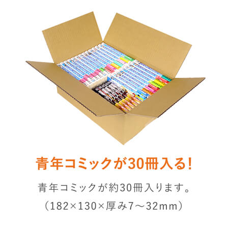 【宅配80サイズ】 ダンボール箱（B6判コミック用）