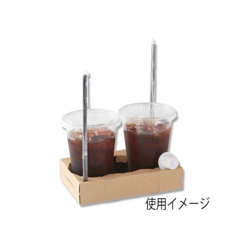 HEIKO（シモジマ） カップホルダー Dカップホルダー 1or2ケ用 クラフト