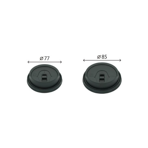 日本デキシー 85φステイオンタブリッド 黒20D