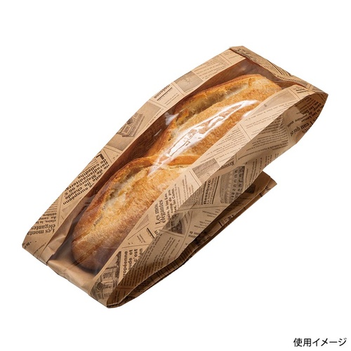 大阪ポリエチレン販売 バケット袋 ヨーロピアンフェネット (茶) No.58 特小