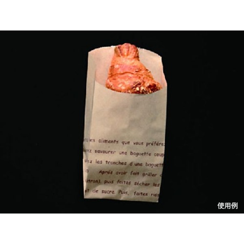 大阪ポリエチレン販売 パン袋 No.241 レシピ40(茶)