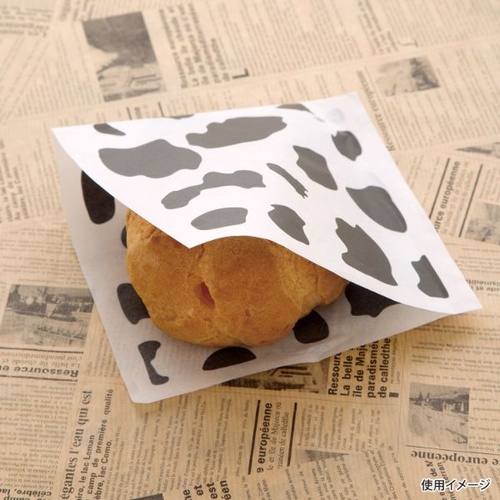 大阪ポリエチレン販売 モーモー柄バーガー袋