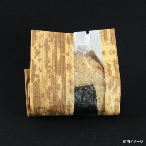 睦化学工業 窓付おにぎり袋 竹柄エアーミック 90×170
