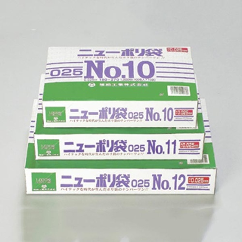 福助工業 ローデンポリ袋 ニューポリ規格袋0.025 No.13