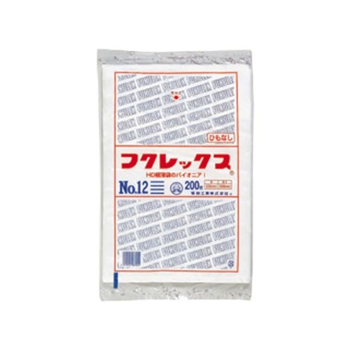 福助工業 ハイデンポリ袋 強化ポリ袋 フクレックス 新 No.9 紐なし 200入