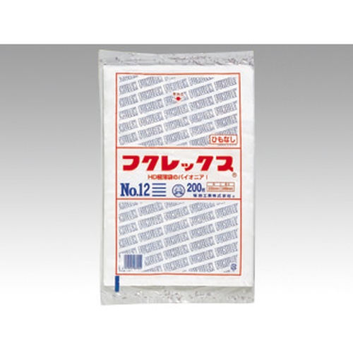 福助工業 ハイデンポリ袋 強化ポリ袋 フクレックス 新 No.9 紐なし 200入
