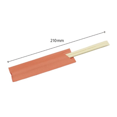 マスキ 袋入箸 竹天削 21cm ひいろ