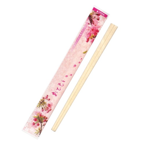 九州紙工 割箸 フルカラー完封さくら