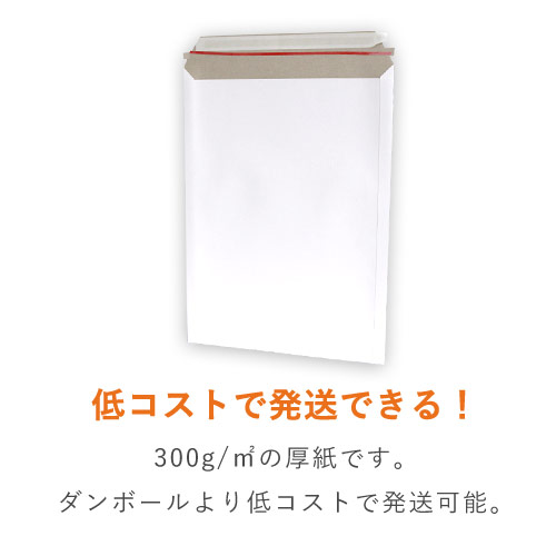 【宅配80サイズ・定形外郵便】厚紙封筒（A3サイズ、開封ジッパー付き）