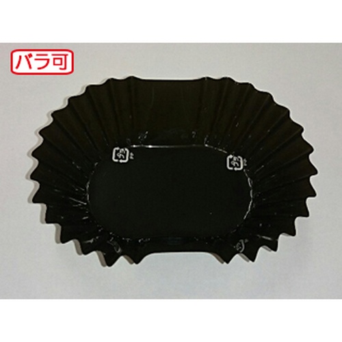 セイコー おかずカップ ラミケースOPP小判10号黒 500枚